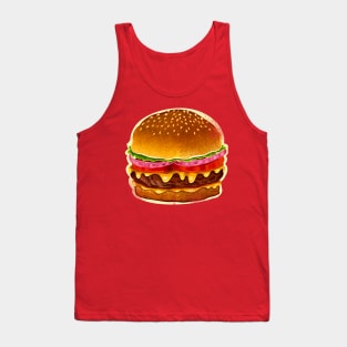 Cheese burger Tank Top